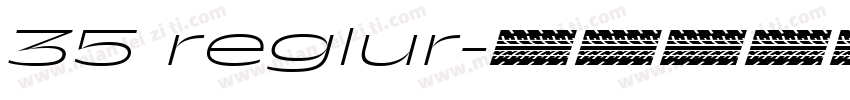 35 reglur字体转换